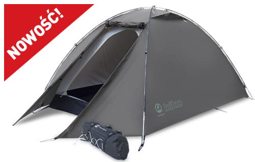 Namiot rowerowy Biko 2/3-osobowy z sakwą 