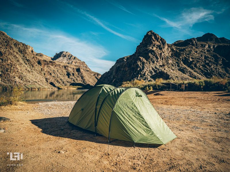 Namiot Nomada 4 podczas tripu po parkach narodowych USA