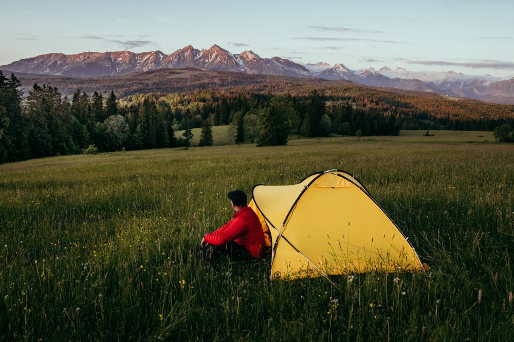 Biwak z widokiem na Tatry